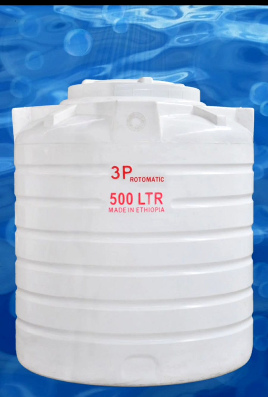 White 3P Rotomatic 500-liter water tank